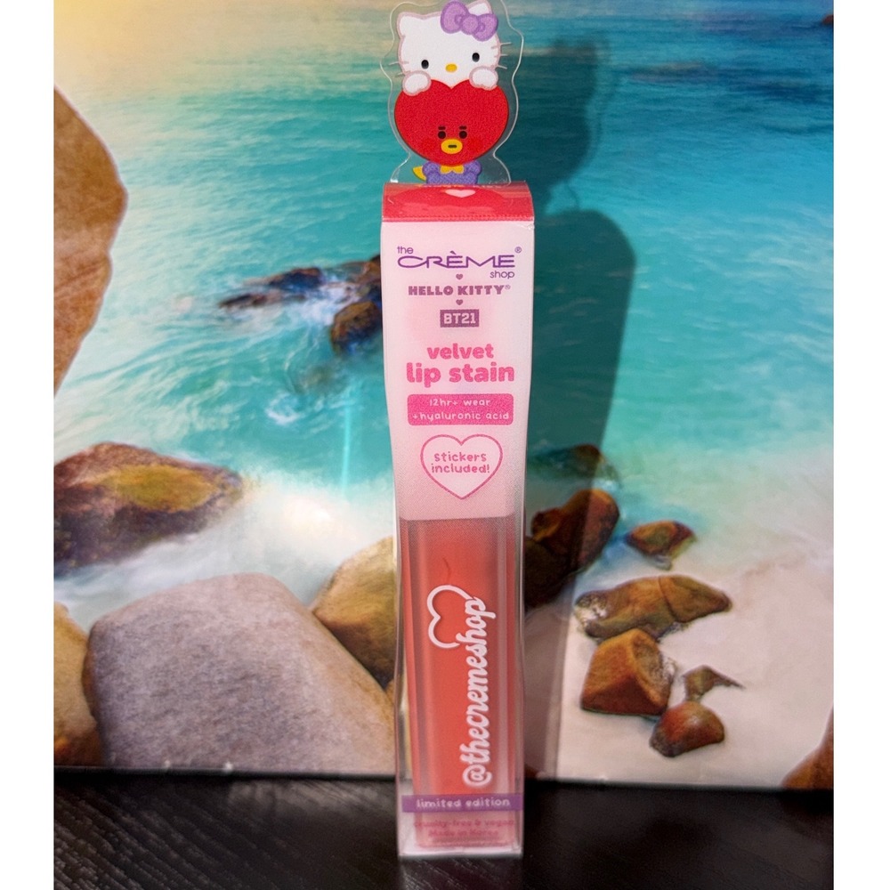 The Creme Shop Hello Kitty BT21 Velvet Lip Stain Magic Kiss Pink Limited Edition